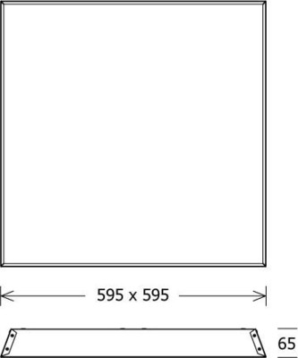 LTS Licht&Leuchten LED-Einlegeleuchte 3000K DALI PLL-ECO 5930600301DA