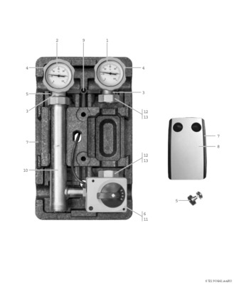 Bosch Thermotechnik Heizkreis-Set mit Mischer, DN32 MMH32