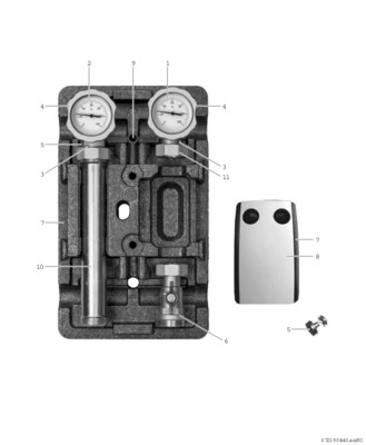 Bosch Thermotechnik Heizkreis-Set ohne Mischer, DN32 WWM32