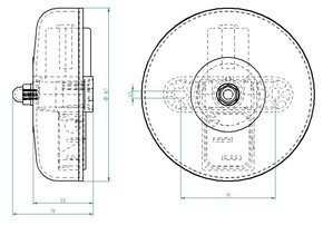 Grothe Groß-Läutewerk LTW 168 GR 12V DC