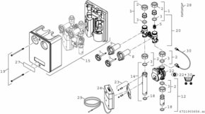 Bosch Thermotechnik Heizkreisset ohne Mischer mit MM 100 HS 25/4 MM 100