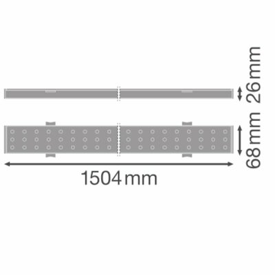 Ledvance LED-Universalgeräteträger 840, ML TRU.U.VP73W840NCLPS