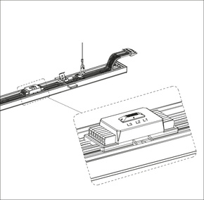 Ledvance LED-Universalgeräteträger 840, ML TRU.U.VP73W840NCLPS