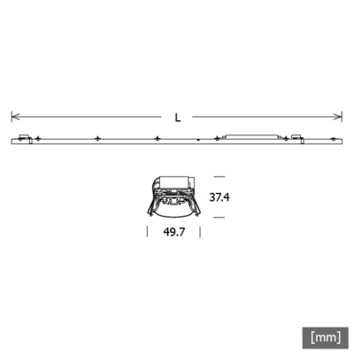 LTS Licht&Leuchten LED-Lichteinsatz 840, DALI LKL060108400845U16D.