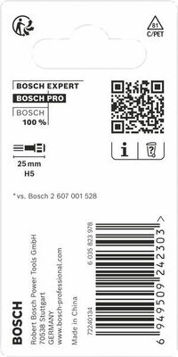 Bosch Power Tools PRO Bit Impact Hex H5 25mm 2tlg 2608522556VE(2)