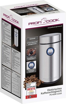 PROFI COOK Kaffeeschlagwerk 150W PC-KSW 1216 inox