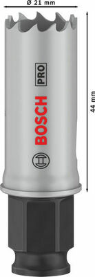 Bosch Power Tools Pro Lochsäge PC HSS-BI Muti Material 21 mm 2608594369