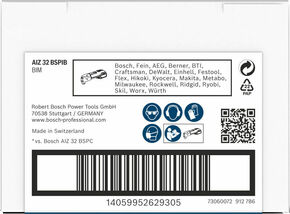 Bosch Power Tools Pro Sägeblatt Starlock AIZ 32 BSPIB, 32x50 2608669073