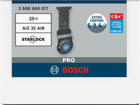 Bosch Power Tools Pro Sägeblatt Starlock AIZ 32 AIB, 32x50 2608669077