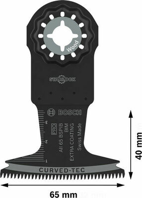 Bosch Power Tools Pro Sägeblatt Starlock AII 65 BSPIB 2608669083VE(5)