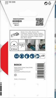 Bosch Power Tools Pro Sägeblatt Starlock ACZ 100 SWB 2608669123