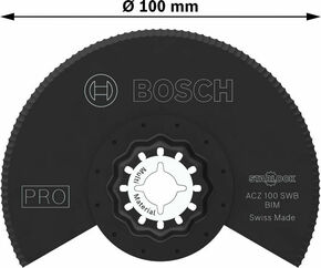 Bosch Power Tools Pro Sägeblatt Starlock ACZ 100 SWB 2608669123