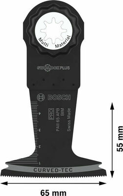 Bosch Power Tools Pro Sägeblatt Starlock PAII 65 APB, 65x55 2608669131