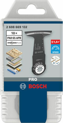 Bosch Power Tools Pro Sägeblatt Starlock PAII 65 APB, 65x55 2608669132VE(10)