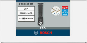 Bosch Power Tools Pro Sägeblatt Starlock MAII 32 APB, 32x80 2608669135