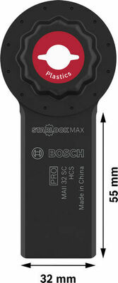 Bosch Power Tools Pro Sägeblatt Starlock MAII 32 SC, 32x55 2608669143VE(10)