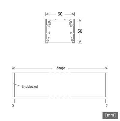 LTS Licht&Leuchten LED-Pendelleuchte 830, DALI, schwarz MLP06010830219W/D.sw