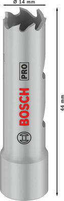 Bosch Power Tools Pro Lochsäge HSS-BI Muti Material 14 mm 2608901490