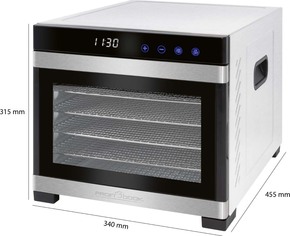 PROFI COOK Dörrobstautomat 6 Ebenen PC-DR 1218 inox