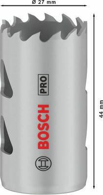 Bosch Power Tools Pro Lochsäge HSS-BI Muti Material 27 mm 2608901499