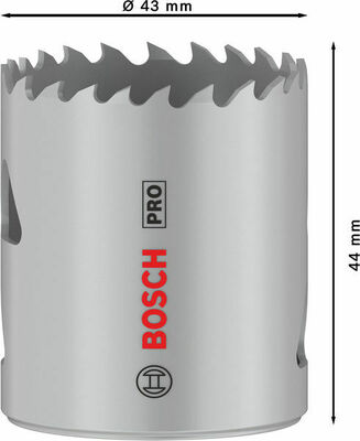 Bosch Power Tools Pro Lochsäge HSS-BI Muti Material 43 mm 2608901509