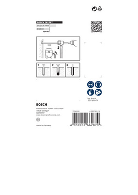 Bosch Power Tools Expert Sds-Plus-Saugbohrer Clean 6x100 PP 2608901755