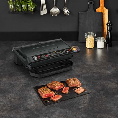 Tefal TEF Kontakt-Grill m.Backs. OptiGrill+XL GC7248 sw