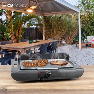 CTC Clatronic Barbecue-Standgrill m.Windschutz CTC BQS 3508 sw