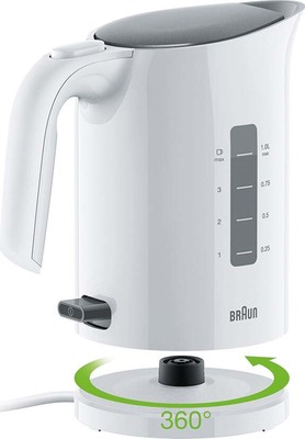 Braun Wasserkocher PurEase WK 3000 WH weiß