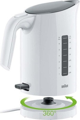 Braun Wasserkocher PurEase WK 3100 WH weiß