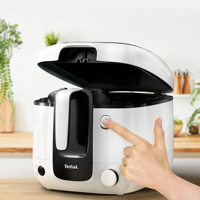 Tefal TEF Fritteuse Super Uno Access FR 3101 weiß