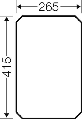 Hensel Montageplatte 4mm stark,f.Mi03. Mi MP 3