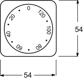 Busch-Jaeger Zentralscheibe alpinweiß Zeitschaltuhr,120Min 1771-214-102