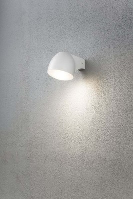 Gnosjö Konstsmide AL LED-Wandleuchte weiss 7531-250