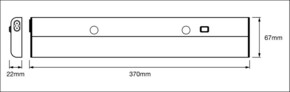 Ledvance LED-Unterbauleuchte 3000K LINEARLEDFLATECO830