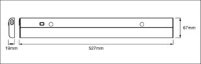 Ledvance LED-Unterbauleuchte 3000K, Sensor LINEARLEDFLATSEN.830