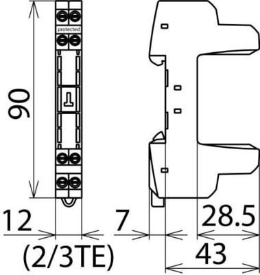 DEHN Basisteil f.Blitzductor XT Ex BXT BAS EX