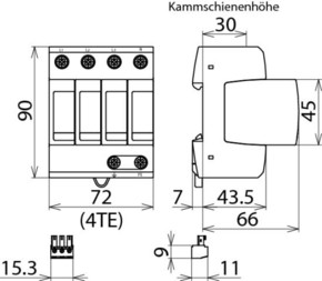 DEHN ÜS-Ableiter DEHNguard DG M TT 275 FM