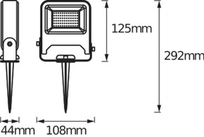 Ledvance LED-Erdspießstrahler 830 ENDURA#4058075206847