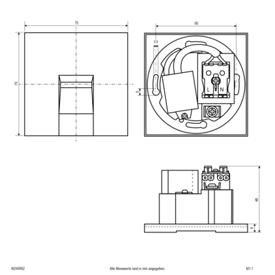 EVN Lichttechnik LED-Wandeinbauleuchte W240902