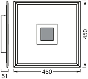 Ledvance LED-Panel WIFI, TW RGB SMART #4058075752665