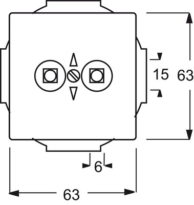 Busch-Jaeger Potentialausgleich elf/ws 2-fach UP 2095 UC-82