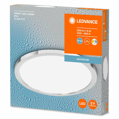 Ledvance LED-Deckenleuchte 3000/4000K, chrom LED B #4099854096136