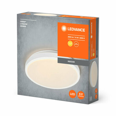 Ledvance LED-Deckenleuchte 3000K, weiß Orbis #4058075829183