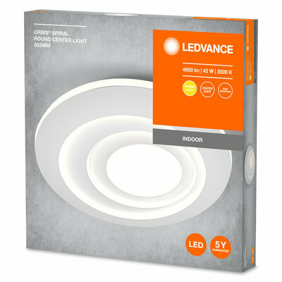 Ledvance LED-Deckenleuchte 3000K, weiß Orbis #4099854093203