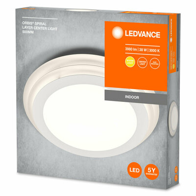 Ledvance LED-Deckenleuchte 3000K, weiß Orbis #4099854093296