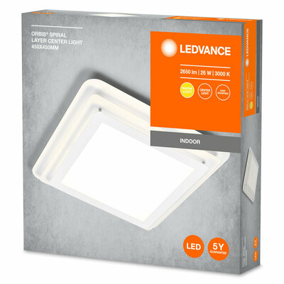 Ledvance LED-Deckenleuchte 3000K, weiß Orbis #4099854093319