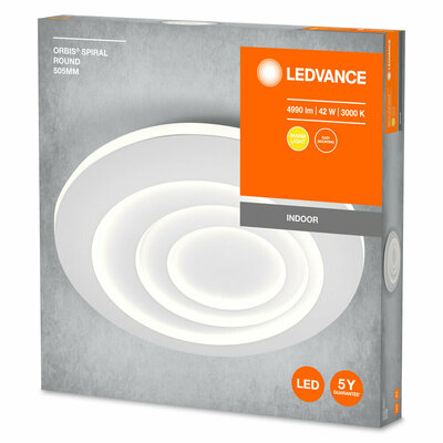 Ledvance LED-Deckenleuchte 3000K, weiß Orbis #4099854093371