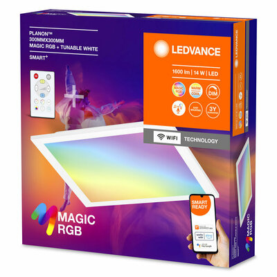 Ledvance LED-Panel, WiFi RGBTW, weiß Smart #4099854090370