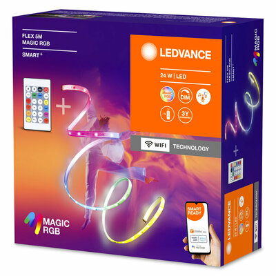 Ledvance LED-Stripe 5m, WiFi RGBW, weiß Smart #4099854095146